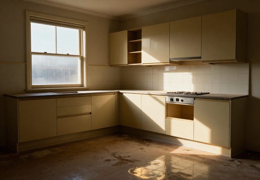 Restored office space in Colyton after flood damage repair